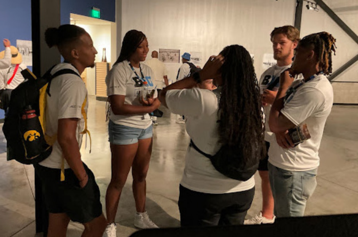 Students from Athletic Conferences Visit the Montgomery Interpretive Center